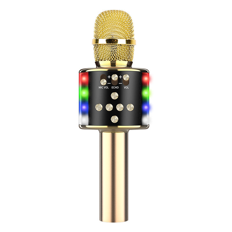 Wireless Bluetooth Colorful Light Microphone Pi-Mart