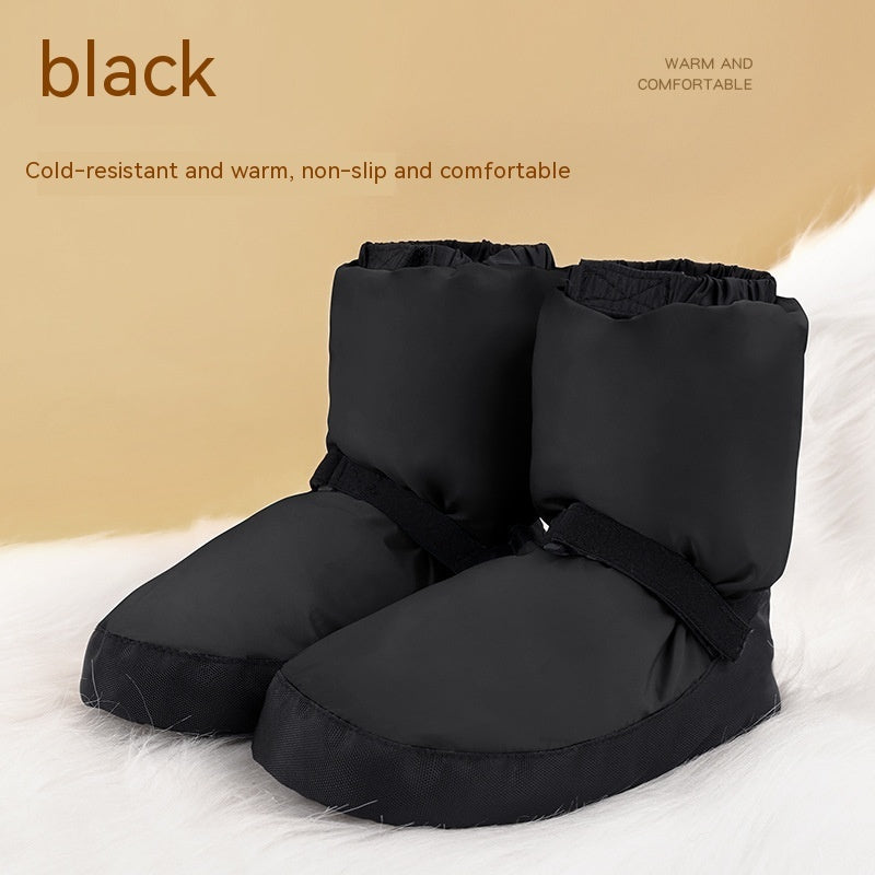 Dance Warm Shoes Ballet Shoes Cotton Warm-up Winter Cotton Shoes Practice Shoes Pi-Mart