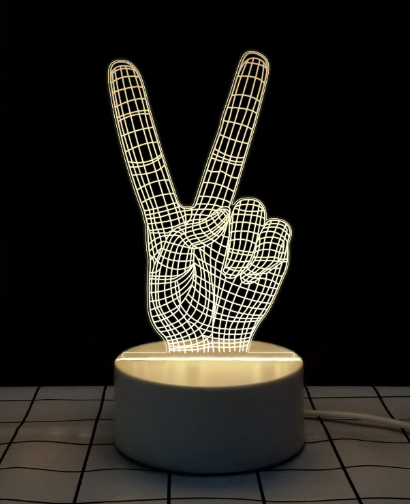 3D Table Night Lamp - SJB-DIAMOND ELITES