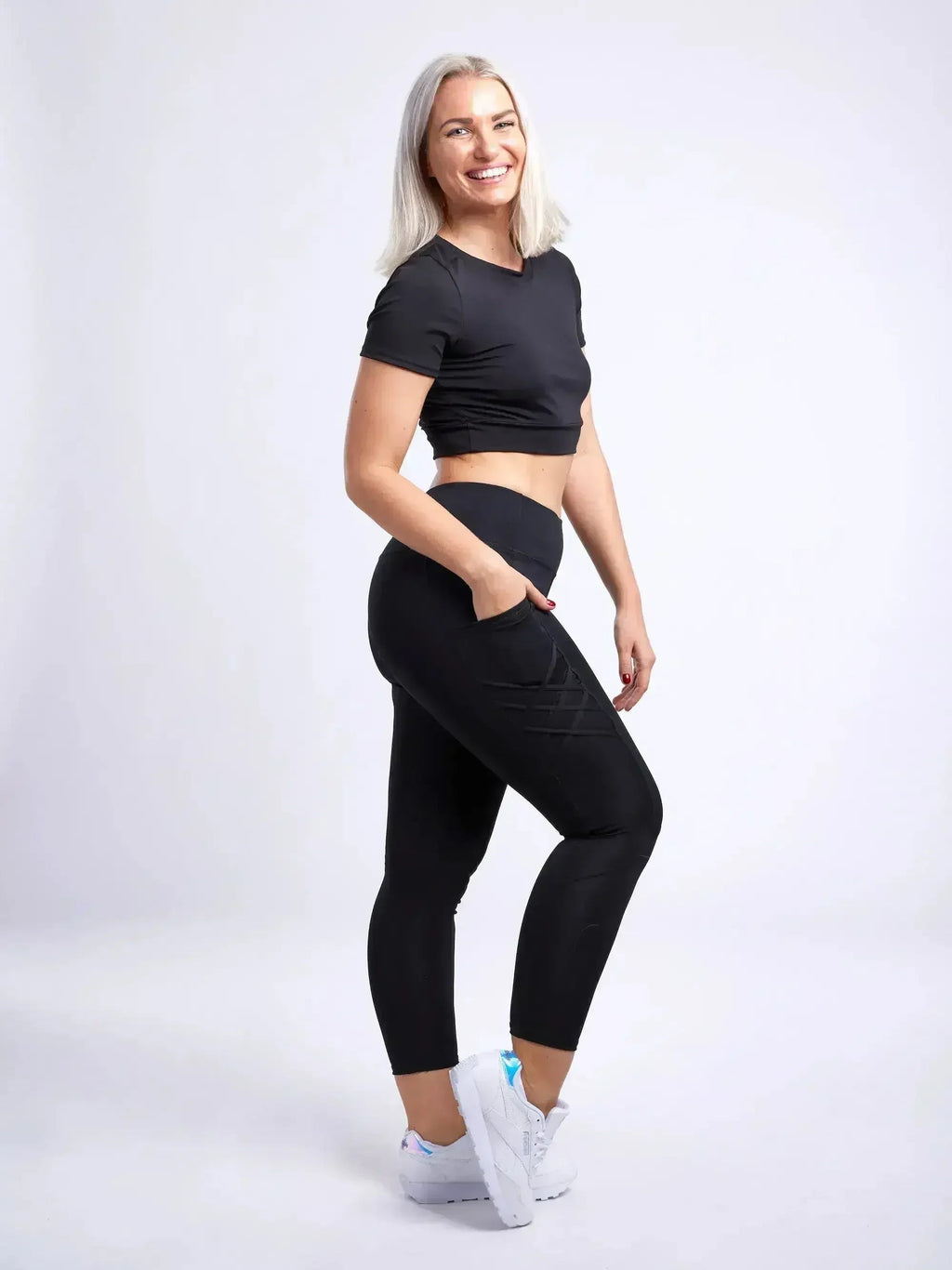 Women's Lightweight Short-Sleeve Crop Top - Workout & Casual - SJB-DIAMOND ELITES