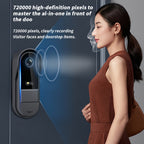 Smart Video Doorbell with HD Camera, Visual Doorbell Camera with 4.3-inch Display, Real-time Indoor Monitoring, Wide Angle, 2-Way Audio, Image & Video Recording, SD Card Local Storage, HD Night Vision, Battery/USB Dual Power, Lootquake LLC