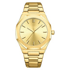 Diamond Gold Men's Watch Student Quartz Pi-Mart