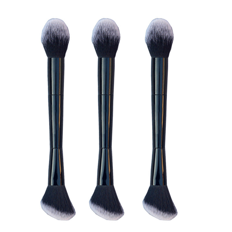 Double Head Makeup Powder Blusher Highlight Brush Pi-Mart
