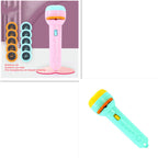 Cartoon Projection Flashlight 80 Patterns Creative Children Flashlight Toy Projector Baby Toys Bedtime Story Book Pi-Mart