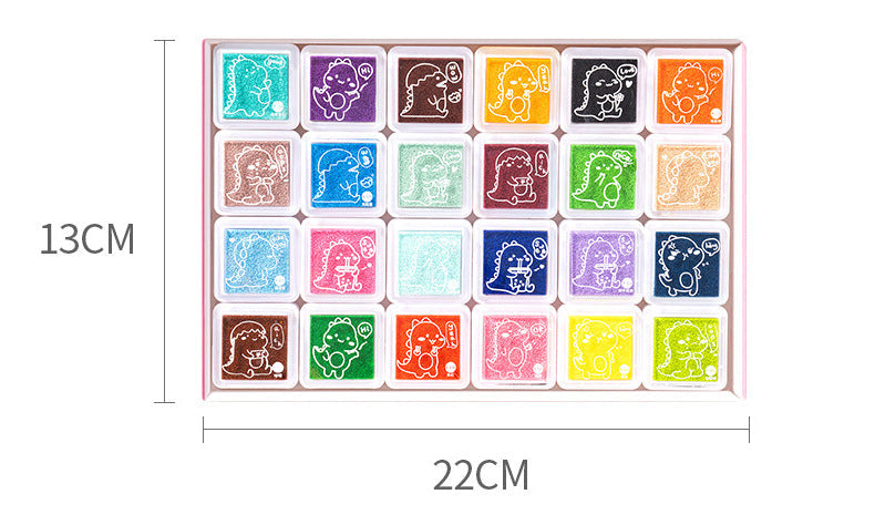 Washable Non-toxic Kindergarten Paint Hand Palm Painting Stamp Pad Graffiti Painting Toy Pi-Mart