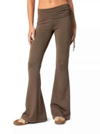 High-Waisted Flare Pants THRIXINE