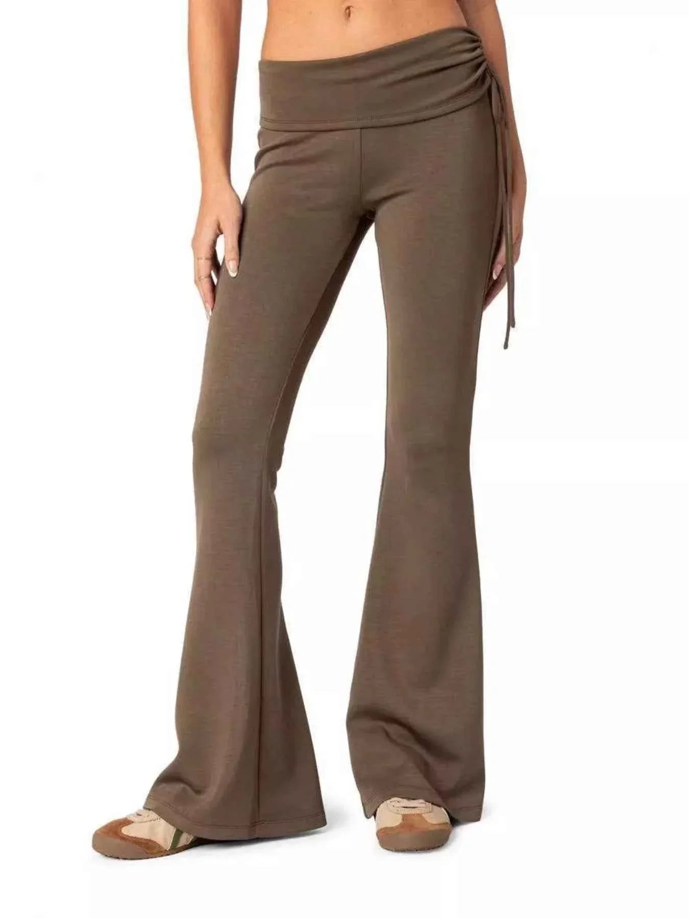 High-Waisted Flare Pants THRIXINE