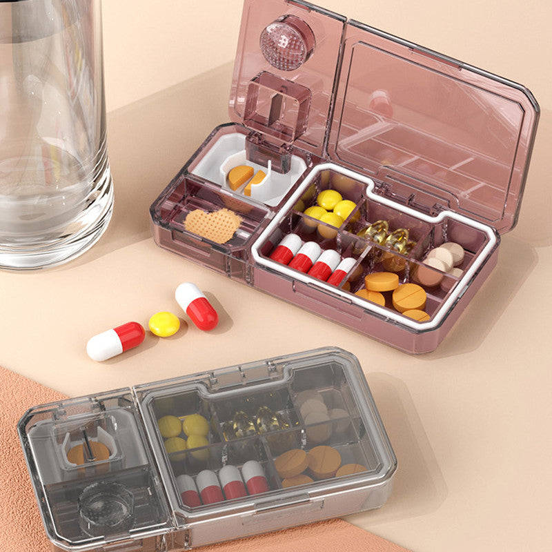 Portable Mini Multi-function Medicine Box Medicine Cutting Pi-Mart