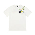 Floral Embroidered Short-Sleeved T-Shirt