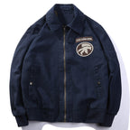 Loose American Tank Suit World War II Retro Bomber Jacket Pi-Mart