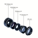 [5-in-1 HD Camera Lens] 5 In 1 HD Camera Lens Kit