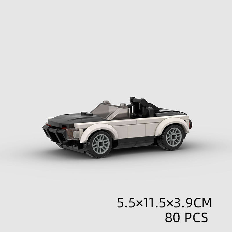 Children's Toys Car Model Sports Car And Small Particle Building Blocks MOC Educational Toys Pi-Mart
