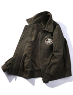 Loose American Tank Suit World War II Retro Bomber Jacket Pi-Mart