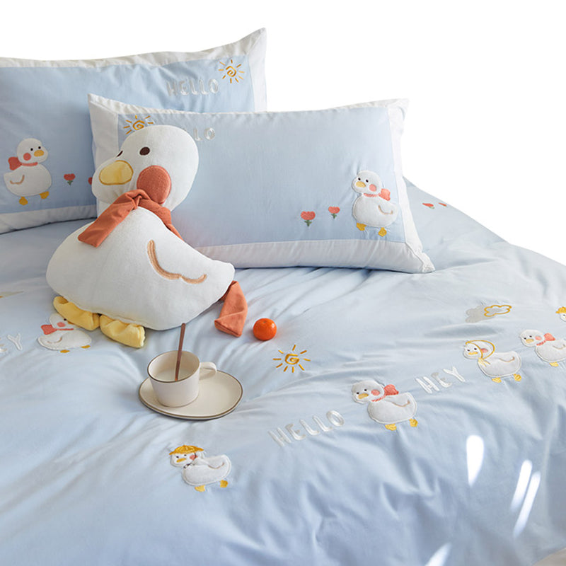 Pure Cotton Duvet Cover Girl Heart Bedding Pi-Mart