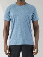 Men's Plus Size Round Neck Short Sleeve Active T-Shirt