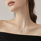 925 Sterling Silver Horse and Panda Running Horse Pendant Necklace Jewelry Lootquake LLC