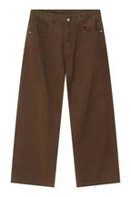 Pocketed Wide Leg Men's Jeans