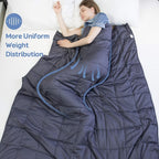 1pc, Weighted Blanket (60''x80'',12lbs,15lbs, 20lbs, Queen Size Dark Grey) for Adults, High Breathability Heavy Blanket, Soft Material with Premium Glass Beads