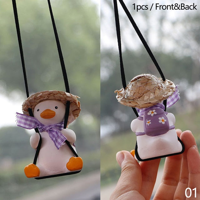 Car Pendant Cute Swinging Duck - SJB-DIAMOND ELITES