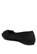 Sequin Ballet Flats - Glam Comfort Shoes | Femstylo