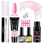 Poly nail Gel Kit With 54W UV Lamp Pi-Mart