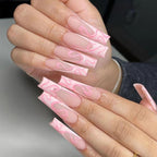 Heart Stripe Fake Nails Pi-Mart