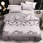 Three-piece Bedding Set, Plain Quilt Cover, Pillowcase, Four-piece Set Without Bed Linen Pi-Mart