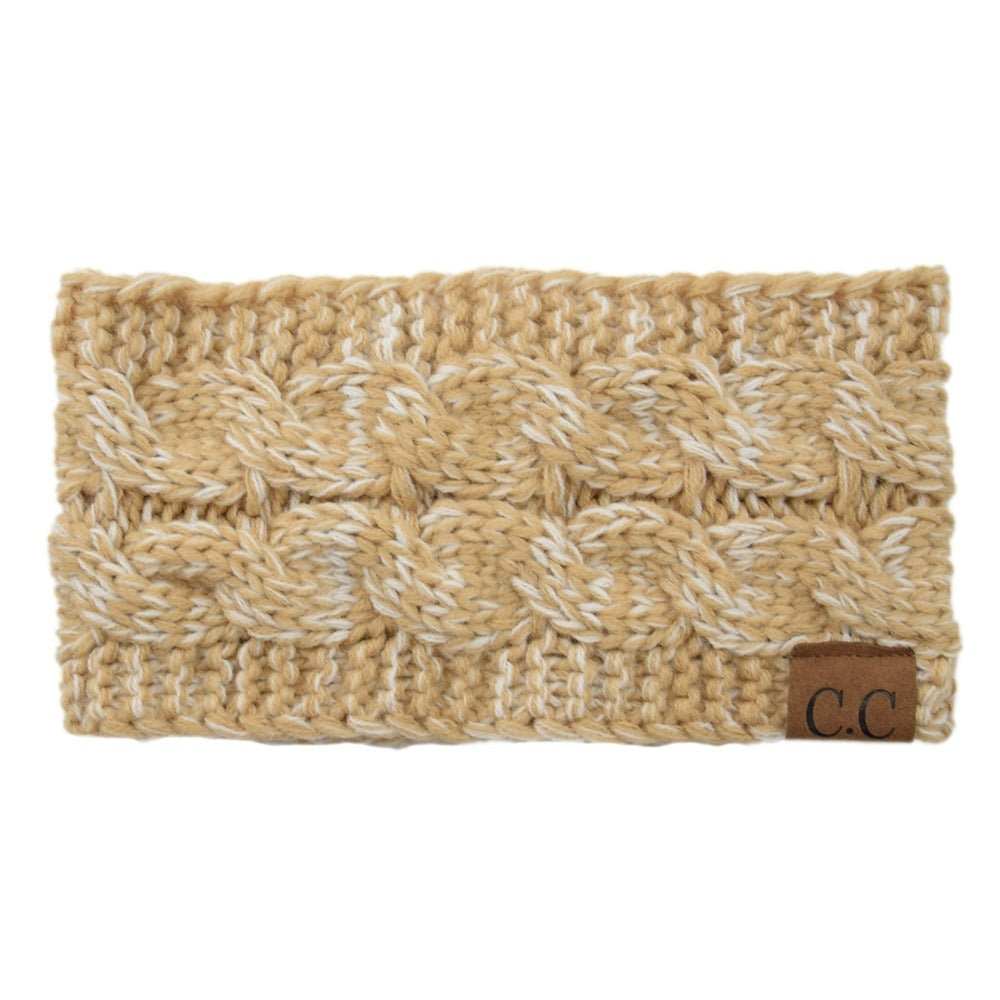 European And American Knitted Hairband Wool Variegated Pi-Mart