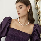 Big Edison Natural Freshwater Pearl Necklace Pi-Mart
