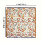 1pc Cotton Embroidered Tassel Blanket Bohemian Style Pattern Nap Cover Quilt Sofa Blanket Bed Sheet Bed Blanket