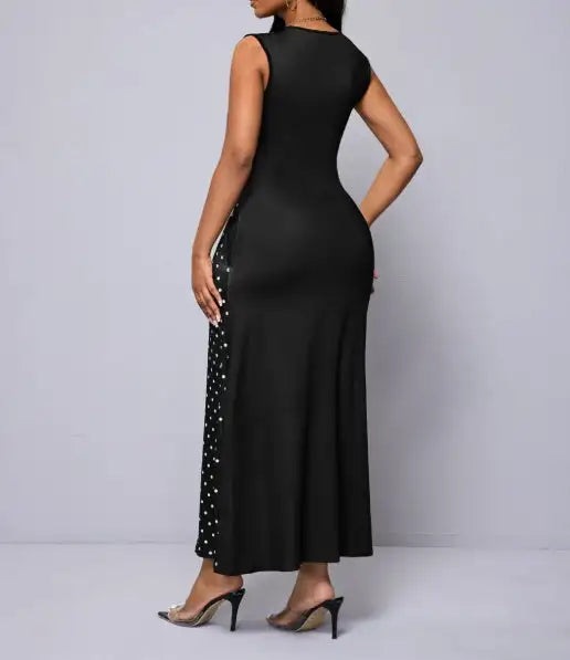 Ladies' Floral Print Off Shoulder Fashionable Dress - SJB-DIAMOND ELITES