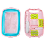 Kitchen Multifunctional Cutting Board Collapsible Cutting Board Cutting Tool Vegetable Cutting Board Set Pi-Mart