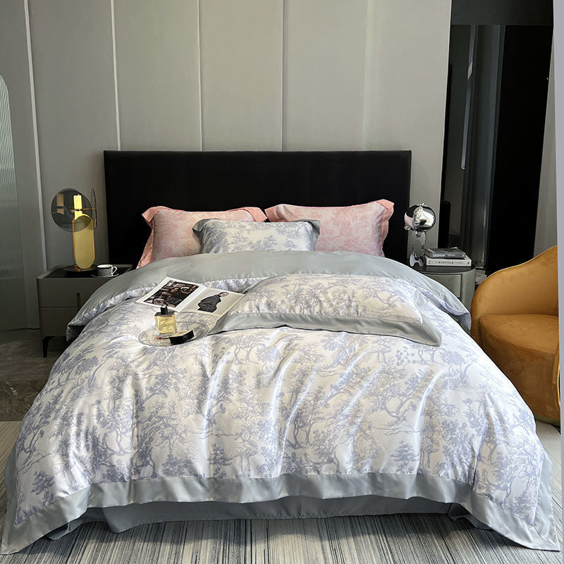 Four-piece Bed Set Light Luxury Quilt Cover Pi-Mart