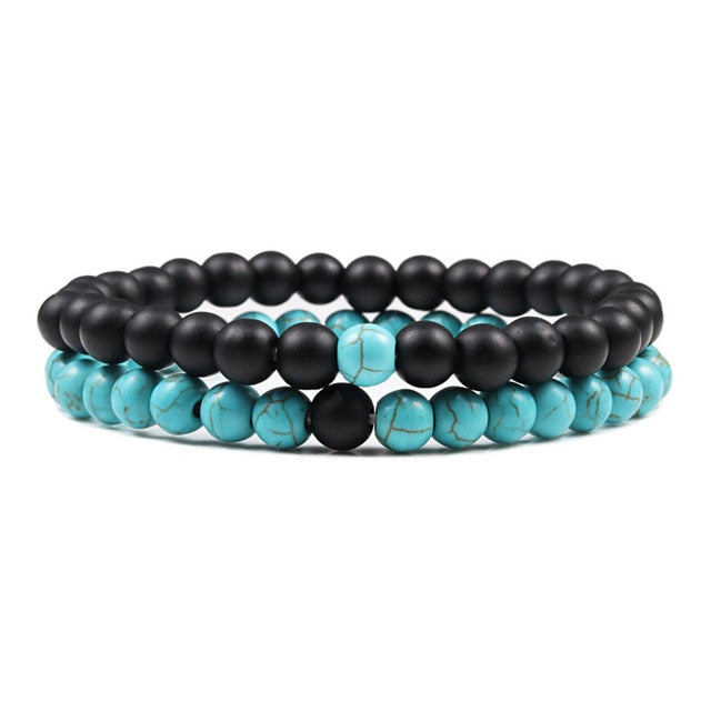 Tiger Eye Beaded Couples Bracelets - SJB-DIAMOND ELITES
