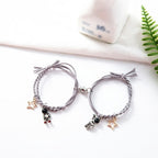 Natural Stone Beads Couple Magnetic Bracelets Pi-Mart