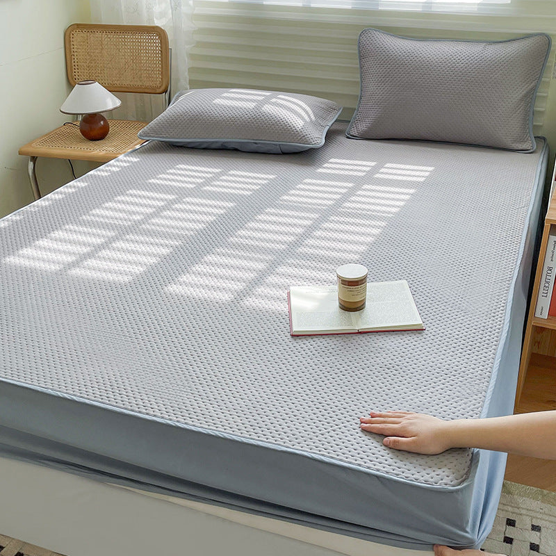 Non-slip Simmons Mattress Protective Cover Dustproof Bedspread Three-piece Set Pi-Mart