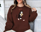 Women's Fashionable Solid Color Printed Long Sleeved Sweatshirt - SJB-DIAMOND ELITES