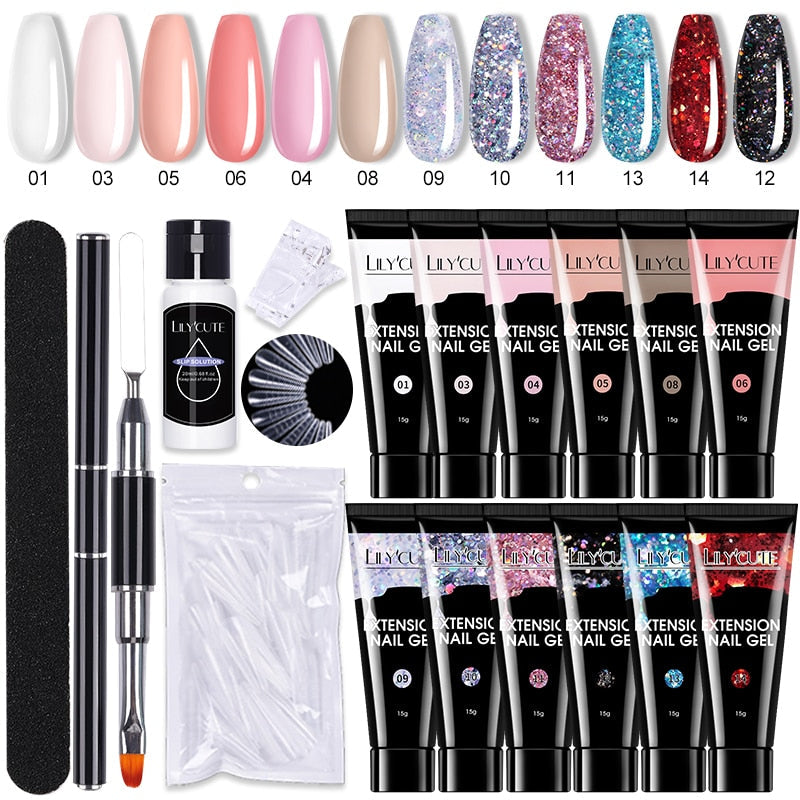 Extension Gel Set - SJB-DIAMOND ELITES