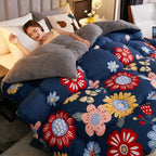Autumn Blanket Quilt Winter Quilt Coral Wool Pi-Mart