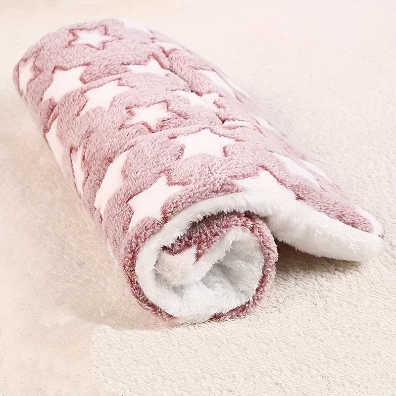 Warm Thickened Flannel Winter Blanket - Multicolor Pet Dog Sleeping Mat - Kennel Mat Lootquake LLC