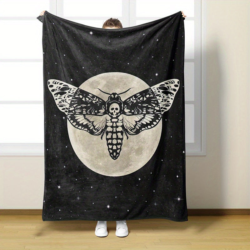 1pc Halloween Theme Blanket, Multi-purpose Gift Blanket, High-definition Printing Super Soft Flannel Blanket, Air Conditioning Blanket, Lunch Break Blanket Lootquake LLC