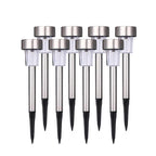 Garden Premium LED Solar Luxury Stainless Steel Lights For Yard Pathway Walkway More Pieces Outdoor - SJB-DIAMOND ELITES