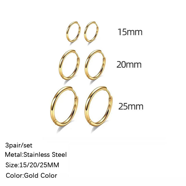 Classic Stainless Steel Ear Buckle Pi-Mart
