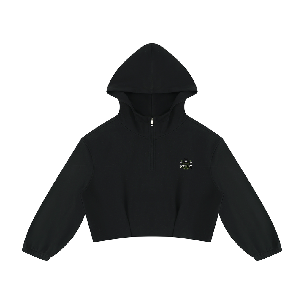 Loki & Ivy Women’s Boxy Quarter-Zip Hoodie