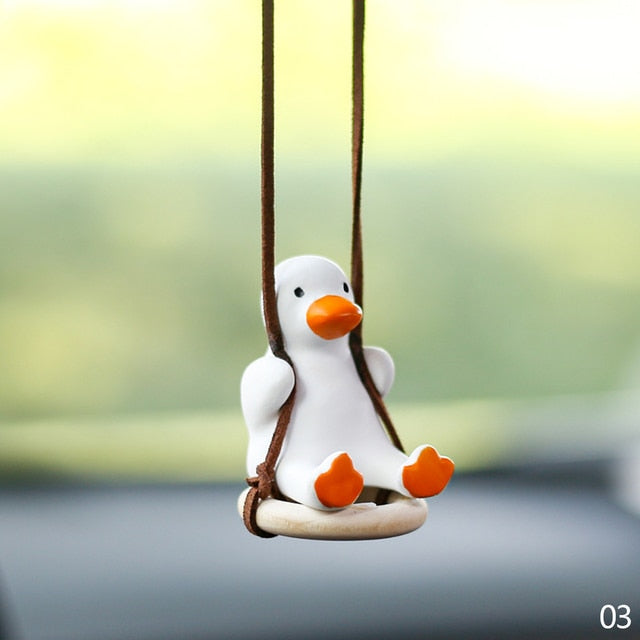 Car Pendant Cute Swinging Duck - SJB-DIAMOND ELITES