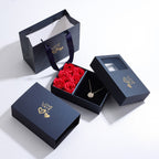 Heart Four Leaf Clover Necklace Pi-Mart