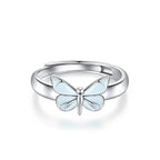 New Blue Color Luminous Smart Ring Pi-Mart