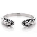 Male S925 Sterling Silver Beast Skull Bracelet Pi-Mart