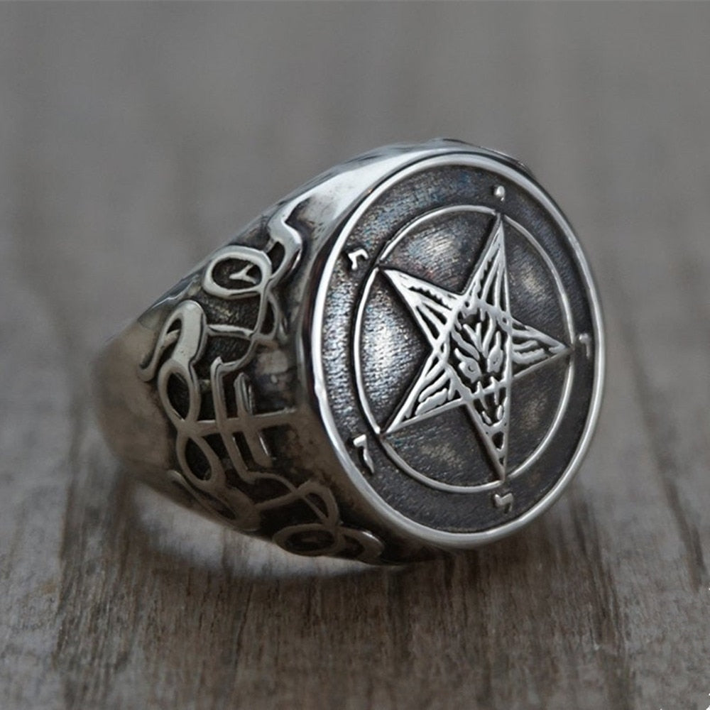 Occult Stainless Steel Ring - SJB-DIAMOND ELITES