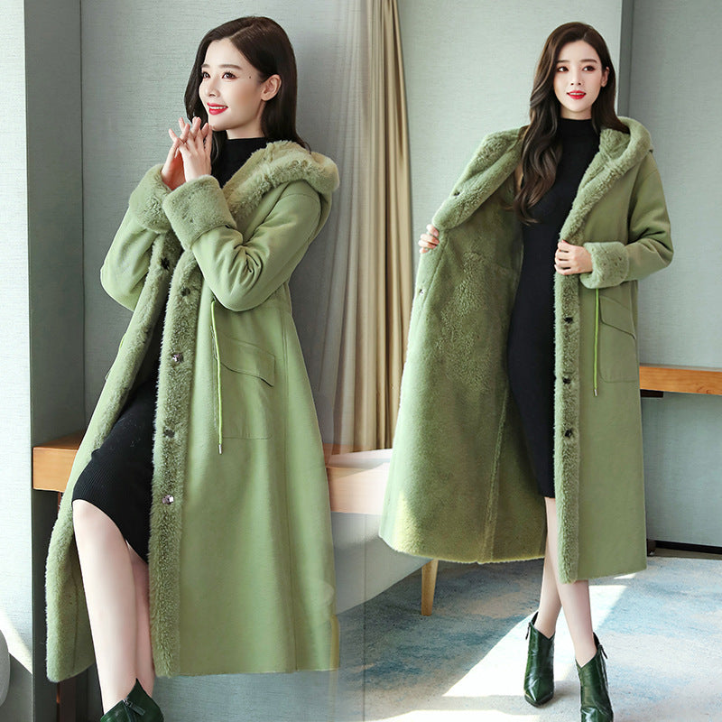Winter Cotton-padded Jacket Fur Coat Women Pi-Mart